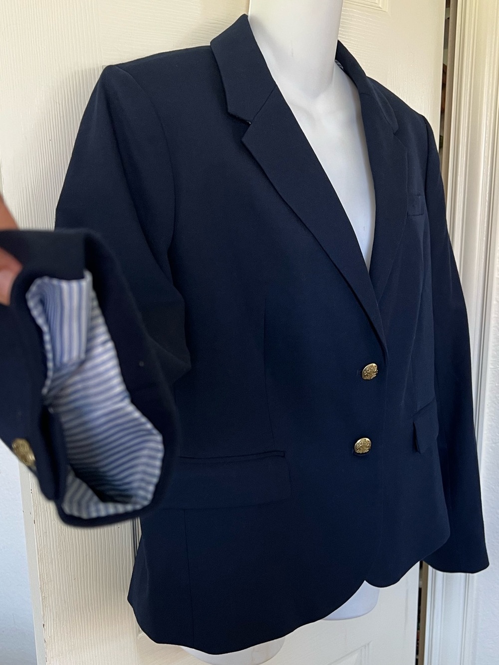 NWT J. Crew Navy Schoolboy Blazer - Picture 8 of 15
